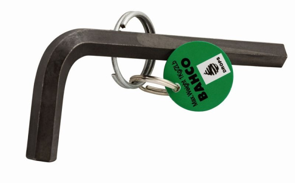 Tournevis coudé Bahco, hexagonal, bruni, 1/2", avec anneau de verrouillage, TAH1995Z-1/2
