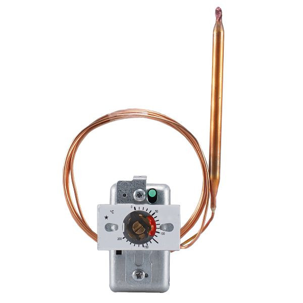 Limiteur de température JUMO avec contact à ouverture, 0 à 200°C, capillaire 1000 mm, 60000929