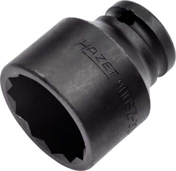 Impact Hazet, douille tournevis machine, double hexagone, carré creux 12,5 mm, 32 mm, 900SZ-32