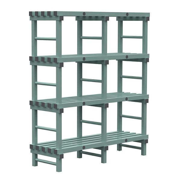 Etagère Euro REA 1500x500x1750mm, 4 montants au pas de 450mm, 308.155