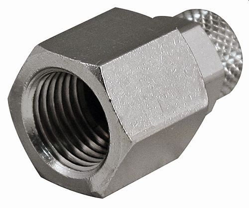 Raccord à visser Greisinger GDZ-20 en laiton pour tuyau 6/4 avec filetage intérieur G1/4", 601580