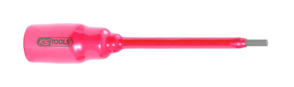 KS Tools Douille 1/2" avec isolation de protection pour vis à six pans creux, 5 mm, 156 mm de long, 117.1171