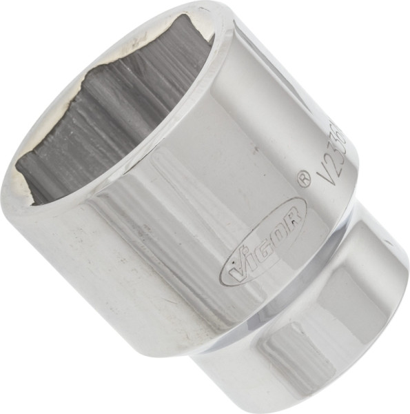 Insert de clé à douille VIGOR, carré creux 20 mm (3/4 pouce), profil à six pans extérieurs, 46 mm, V2336N