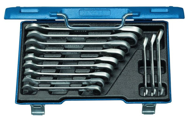 GEDORE jeu de clés à fourche à cliquet annulaire, 12 pièces, réversibles, 2297418