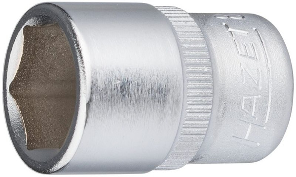 Douille Hazet, hexagonale, carré creux 6,3 mm (1/4"), 12 mm, moleté, 850-12