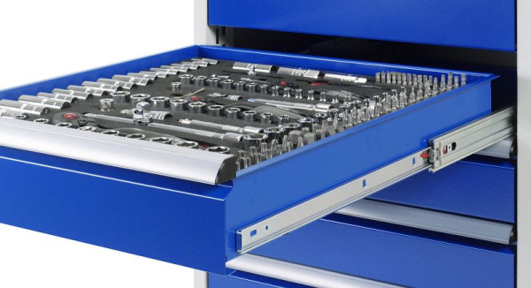 Conteneur de base RAU adaltus, L580xP650xH440mm, 3x tiroir à extension complète, 18-L2.1A.11