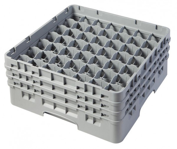 Panier de lavage Cambro 49 compartiments Camrack® 17,4 cm, gris doux, SU: 3 pièces, 49S638151