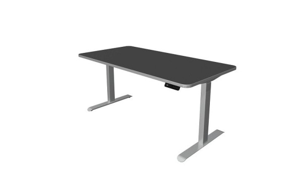 Table assis/debout Kerkmann, Move 3 Premium, L 1600 x P 800 mm, réglable en hauteur électriquement de 720 à 1210 mm, anthracite, 10331313