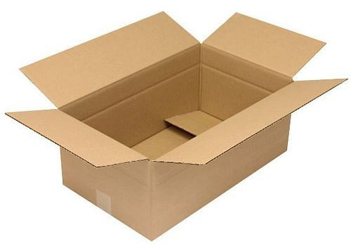 Boîte pliante en carton ondulé TransPak 1 paroi, dimensions intérieures 500 x 300 x 200 mm, qualité 1,30C, pack : 25 pièces, 299290