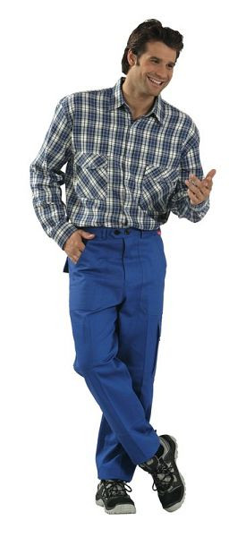 Pantalon cargo Planam BW 290, bleu bleuet, taille 52, 0181052