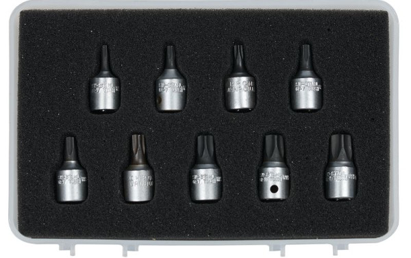 Douilles tournevis en acier SW, 1/4", profil TPR, IP10-IP50, 9 pièces, IP/4-SET