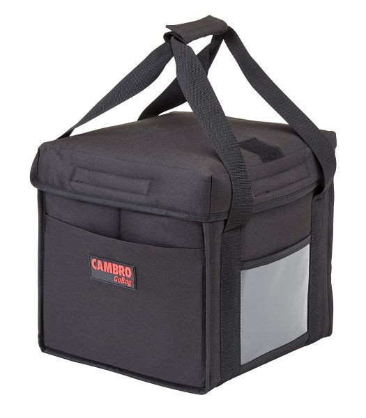 Petit sac de livraison pliable Cambro GoBag®, noir, paquet de 4, GBD101011110