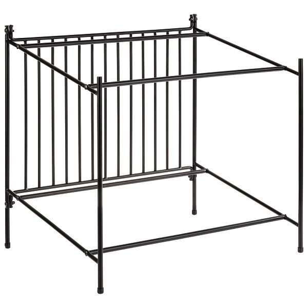 Cadre de buffet APS, 49 x 38,5 x 48 cm, métal, noir, adapté aux Superbox GN, avec pieds antidérapants, 30331