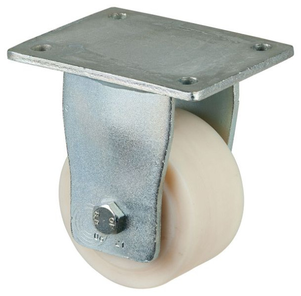 Roulette robuste BS Rolls, largeur de roue 55 mm, Ø roue 100 mm, capacité de charge 900 kg, bande de roulement/corps de roue en polyamide moulé, roulements à billes, RR110.B16.100