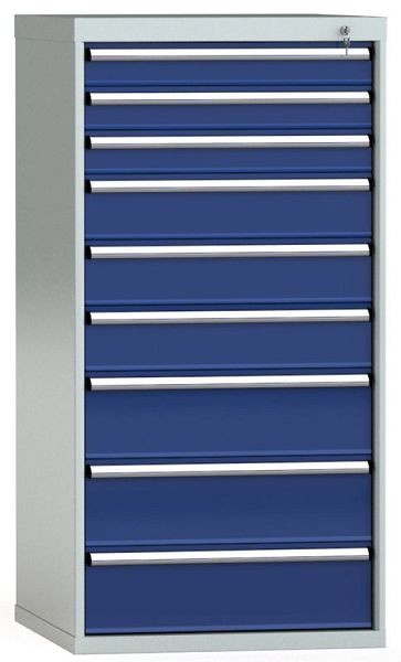 Armoire à tiroirs KLW 1450 x 725 x 750 mm H x L x P, dimensions d'installation : 1350 mm, division : 36x36 unités, SGB1450-09EP-001