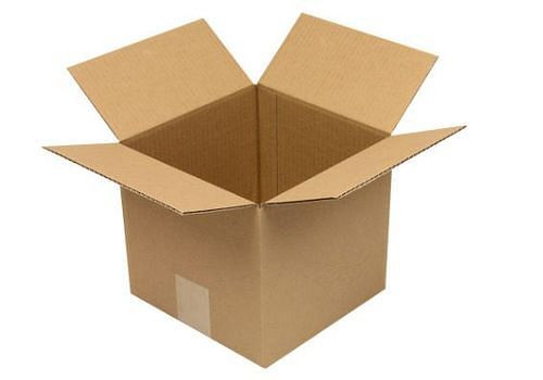 Boîte pliante en carton ondulé TransPak 1 paroi, dimensions intérieures 200 x 200 x 180 mm, qualité 1.20B, paquet de 50, 299427