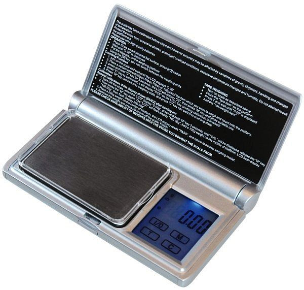 Balance de poche PESOLA d'une capacité de 200g argent, plateforme en acier inoxydable, CE, RoHS, PPS200