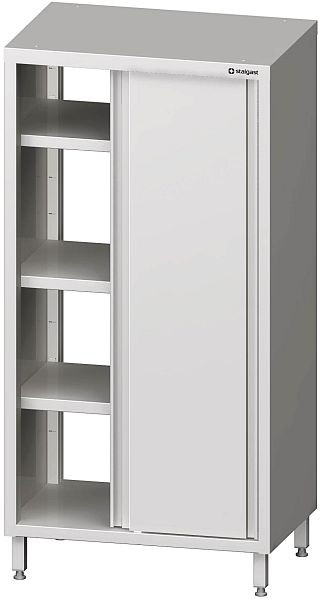 Armoire haute traversante Stalgast avec portes coulissantes, 800x700x1800 mm, soudée, VHK08711