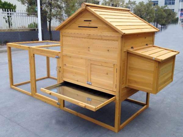 Poulailler Metra avec enclos, 268,5 x 97,5 x 144 cm, 10259