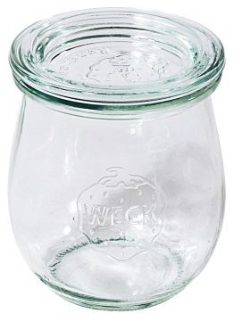 Contacto Weck verre tulipe 220 ml avec couvercle RR60, paquet de 12, 2706/220