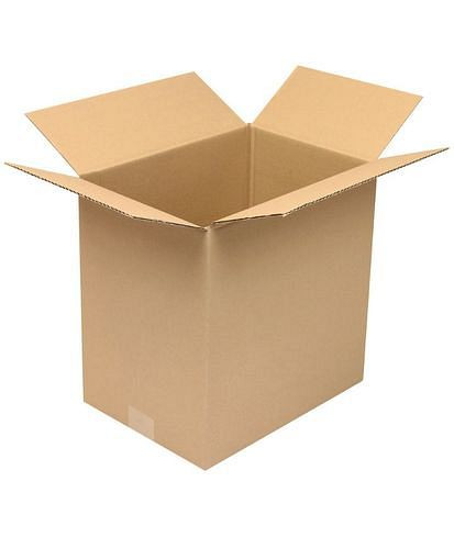 Boîte pliante en carton ondulé TransPak 1 paroi, dimensions intérieures 330 x 235 x 330 mm, format C4, qualité 1.20B, lot de 25, 299256