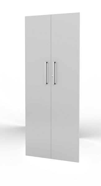 Portes d'entrée Kerkmann, 5 OH, mode, L 760 x P 16 x H 176 mm, gris clair, 13455311