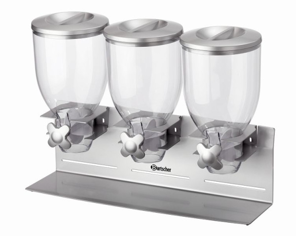 Distributeur de céréales Bartscher, 3 compartiments, 500379