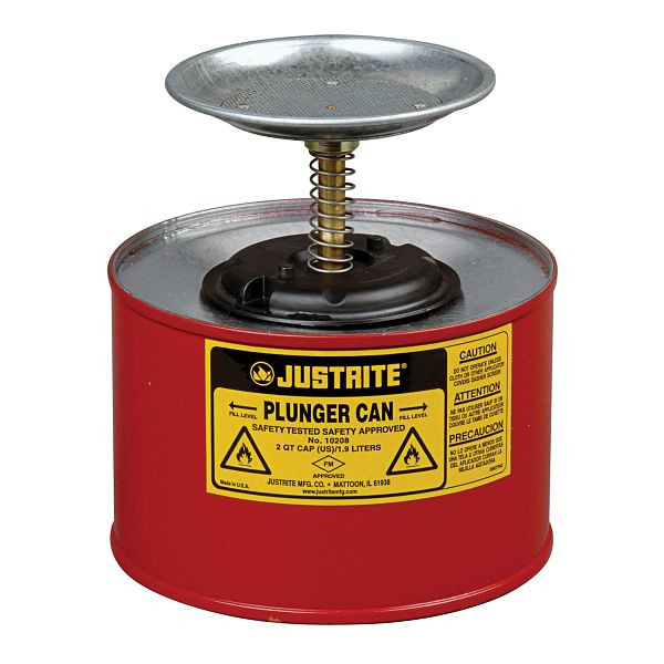 Humidificateur de rechange Justrite 1008, 18,4 cm x 20 cm, rouge, JUT10208RD