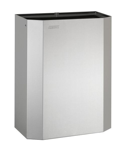 All Care Mediclinics poubelle ouverte 25 litres en acier inoxydable, 11042