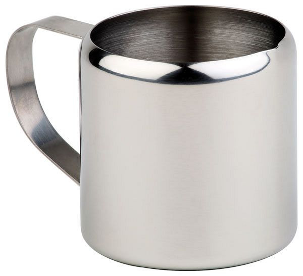 Pot à lait/crème APS, Ø 4 cm, hauteur 4,2 cm, acier inoxydable, avec poignée, extérieur brillant, capacité 0,06 l, 10318