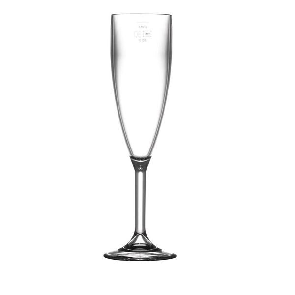 Verres à champagne BBP marqués CE 20cl, UE : 12 pièces, CG945