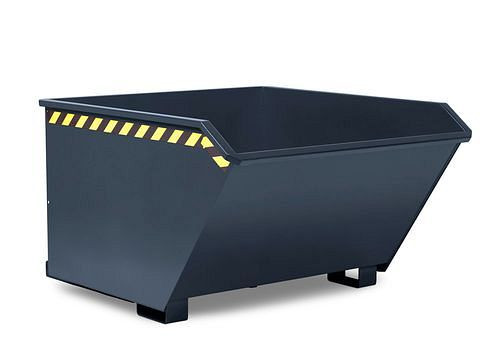 Conteneur basculant RR Industrietechnik en acier, volume 500 litres, gris, 269845
