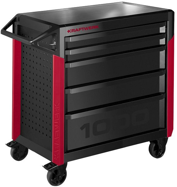 Chariot d'atelier Kraftwerk PRO LINE PT1000 5 tiroirs, 101 515 000