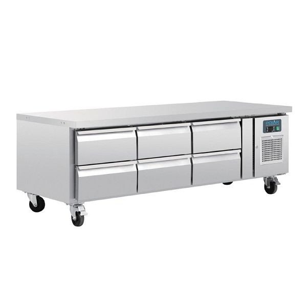 Comptoir réfrigéré Polar à 6 tiroirs 317L, DA465