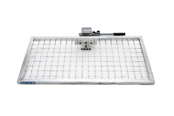 Porte-bagages arrière Optimal, pliable avec dégagement rapide, dimensions 1000 x 500 x 35 mm (grille plate), 900345