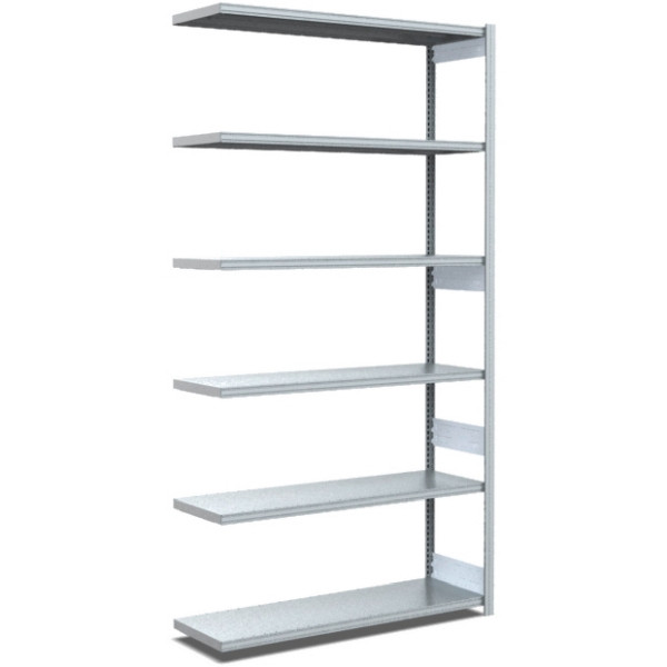 Type d'étagère BITO : EL champ complémentaire 40mm jeu de sol /100kg 2499x996x424 6FB galvanisé, C1236-0006