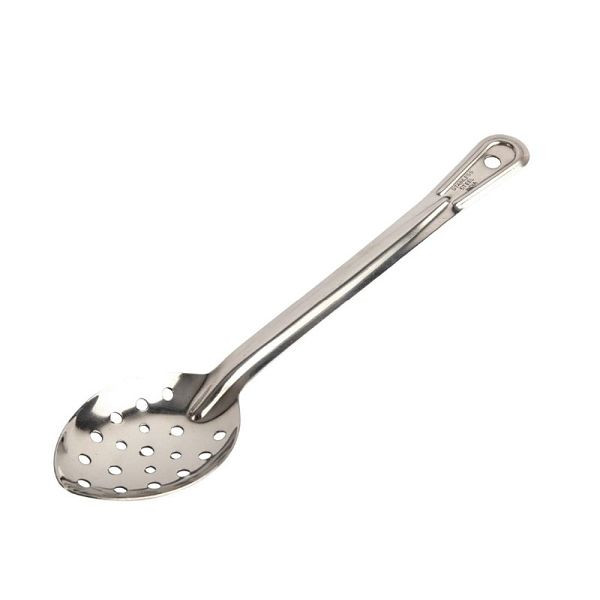 Cuillère de service Vogue en acier inoxydable perforé 33cm, J640