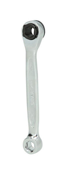 KS Tools GEARplus Mini-Bit Clé mixte à cliquet réversible 1/4" x 1/4", 503.4691