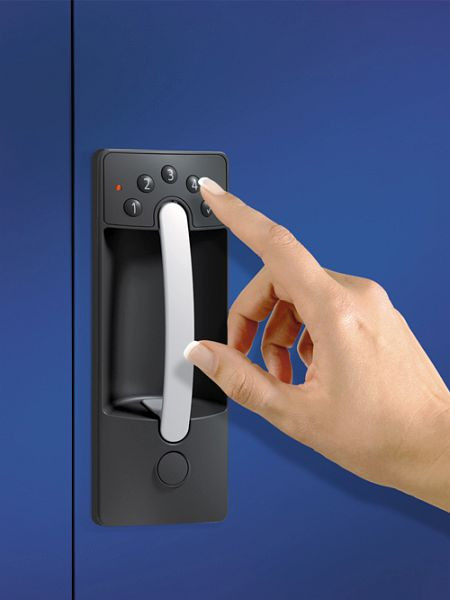 Bedrunka+Hirth Serrure électronique à code PIN pour armoires à portes battantes, 06.8900.750
