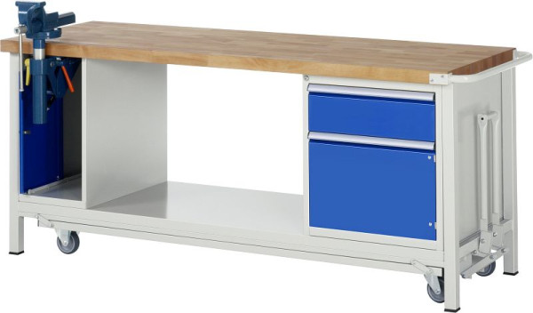 Etabli abaissable RAU 8000 - modèle 8181, L2000 x P700 x H880 mm, 15-8181A6-207B4F.11