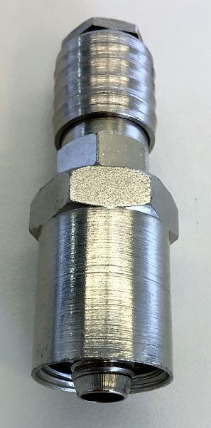 Raccord ELMAG pour tuyau d'air respirable 8x17, pour masque de protection M02, M03, M04 (convient UNIQUEMENT côté filtre à charbon actif), 9201332