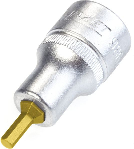 Douille de tournevis Hazet, carré creux 12,5 mm (1/2"), profil de douille hexagonale, 5/32", 986A-5/32