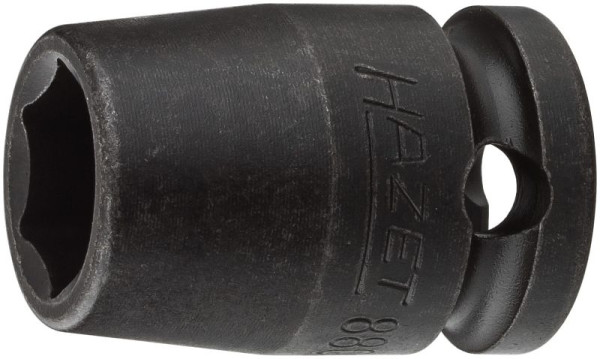 Choc Hazet, douille tournevis machine, 6 pans, carré creux 10 mm, profil traction 6 pans extérieurs, 11 mm, 880S-11