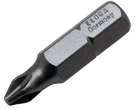 Embout de tournevis ELORA 5/16 ", Phillips, 3120, taille: PH 1x32 mm, 3120001325200