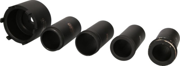 Jeu de clés à contre-écrou KS Tools avec 4 tubes de guidage pour Mercedes, Ø 75 mm, 5 pièces, 460.5385