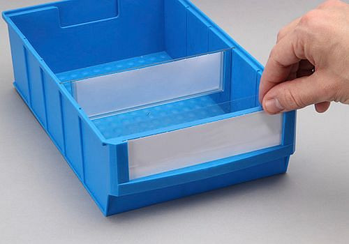 Étiquettes et disques en aluminium DENIOS pour boîtes à étagères ligne classique A1-3 B, chaque UE : 20 pièces, 265-167