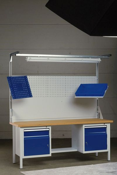 Cadre de base KLW avec équerres à visser, 1400 x 1500 mm H x L, AB02C-GRU-1500-1400