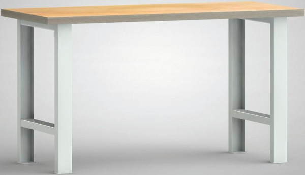 Etabli standard KLW, 1500 x 700 x 840 mm, avec plateau multiplex en hêtre, démonté, WS500N-1500M40-X1581