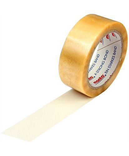 film autocollant PVC monta 220, largeur 38 mm x 66 m, épaisseur 54µ, pack : 6 rouleaux, 299527