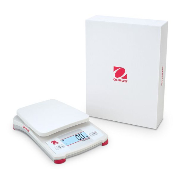 OHAUS Balance portable CX5200S, capacité de pesée 5200 g, lisibilité lors d'une pesée de 1 g, 30481544